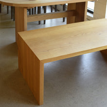 In stock 48" Modern Wood Coffee Table in Clear White Oak — Ready to ship