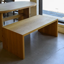 In stock 48" Modern Wood Coffee Table in Clear White Oak — Ready to ship