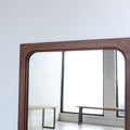 Frances Solid Wood Mirror with Beveled Detail