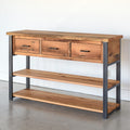 3-Drawer Media Console Shelving Unit