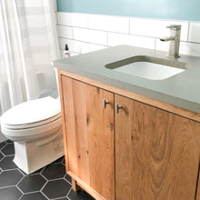 Modern 2-Door Wood Vanity / Single Sink