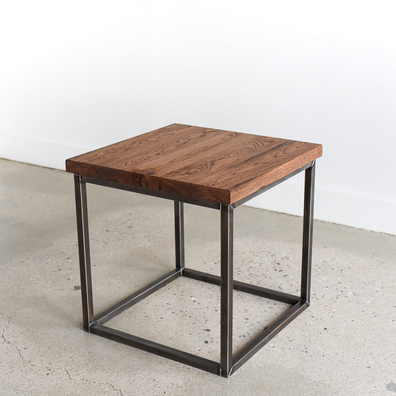 Steel Box Frame Side Table - What WE Make