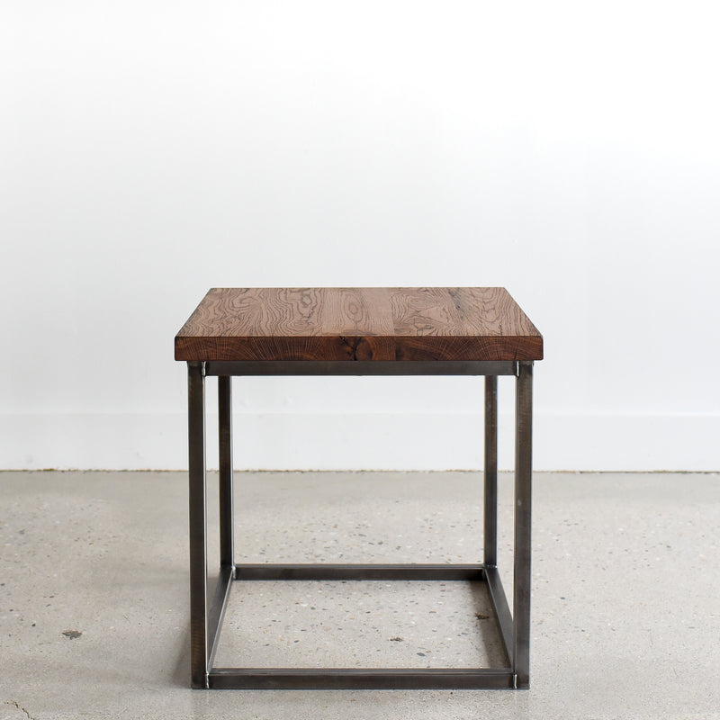 Steel Box Frame Side Table - What WE Make