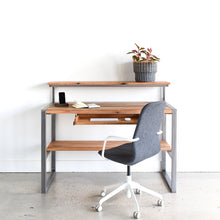 Reclaimed Wood Desk / Keyboard Tray