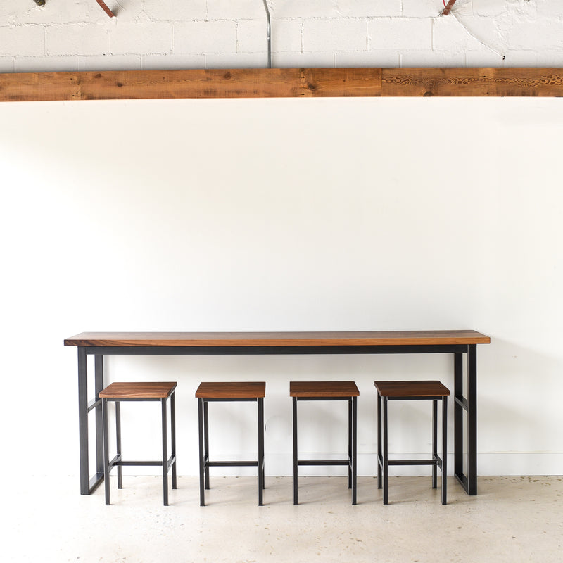 Industrial Steel Frame Console Table