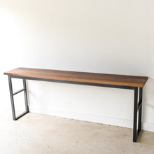 Industrial Steel Frame Console Table