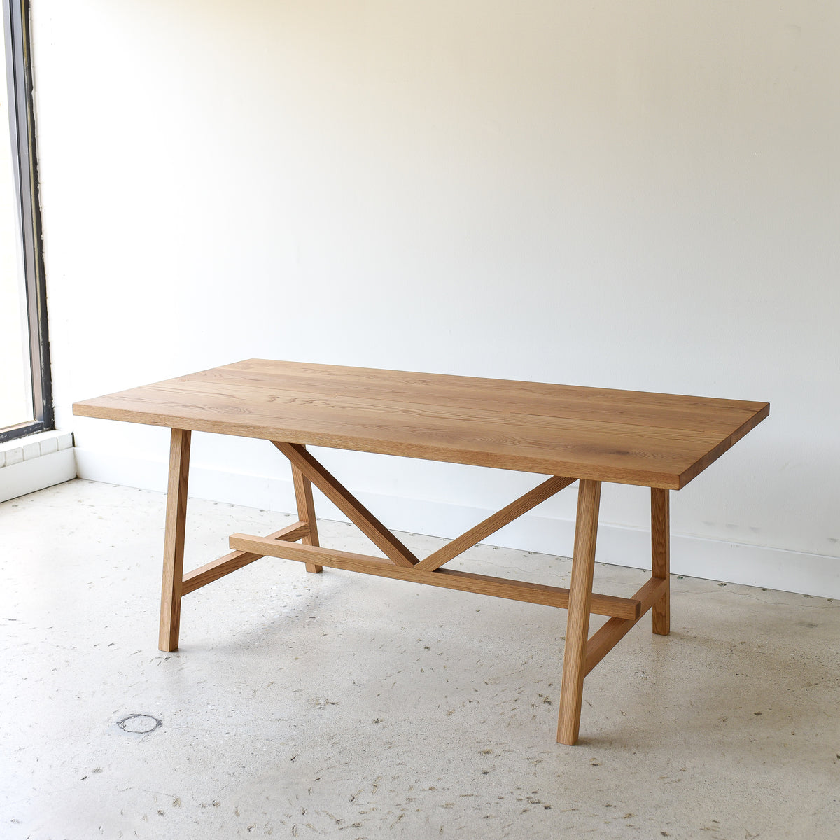 Modern Butterfly Trestle Dining Table – What WE Make