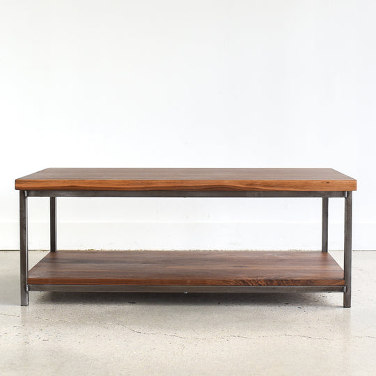 Illustration of Coffee Tables Constructed From Reclaimed Wood Salvaged