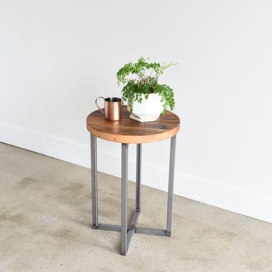 Round Modern End Table