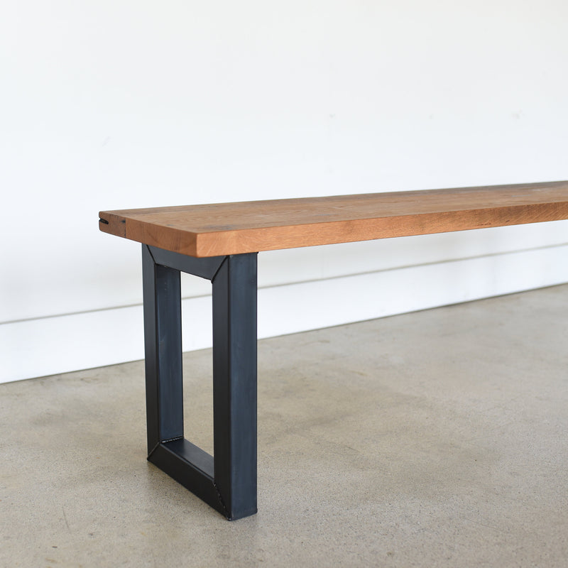 Rectangle Steel Leg Bench – What WE Make