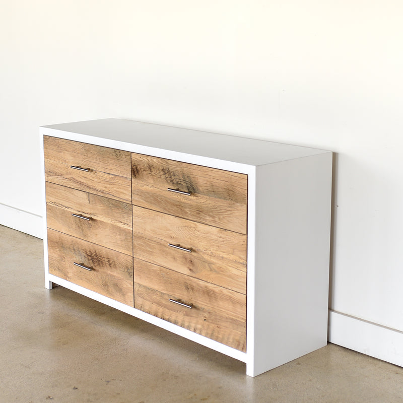 Wood + White 6-Drawer Dresser - What WE Make Wood + White 6-Drawer Dresser - What WE Make
