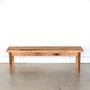 Quick_Ship Tapered Leg Wood Bench