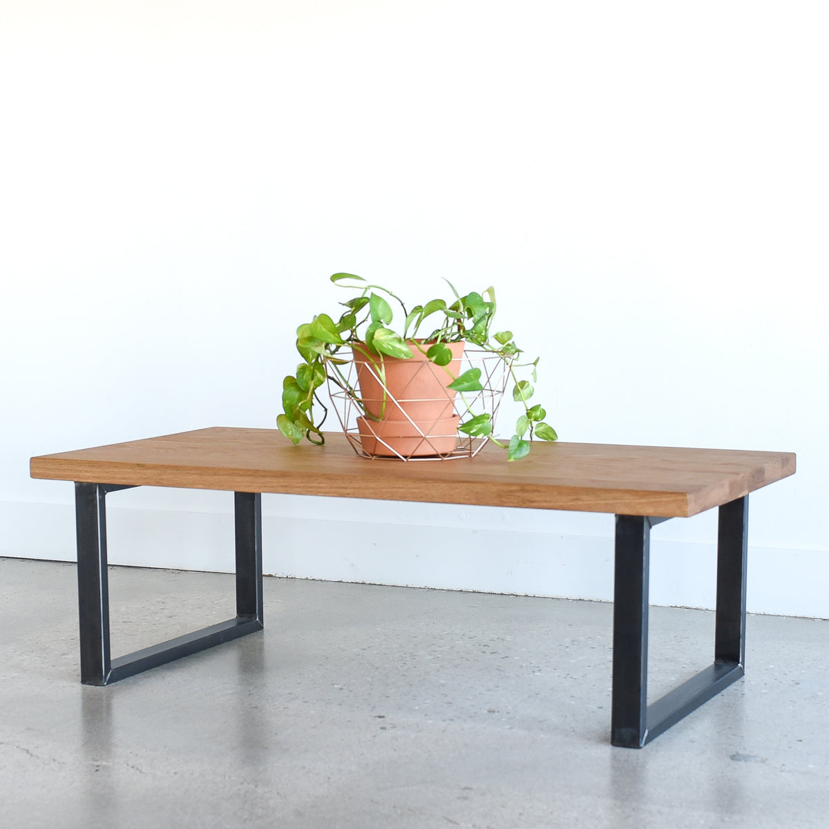 Modern White Oak Coffee Table – What WE Make