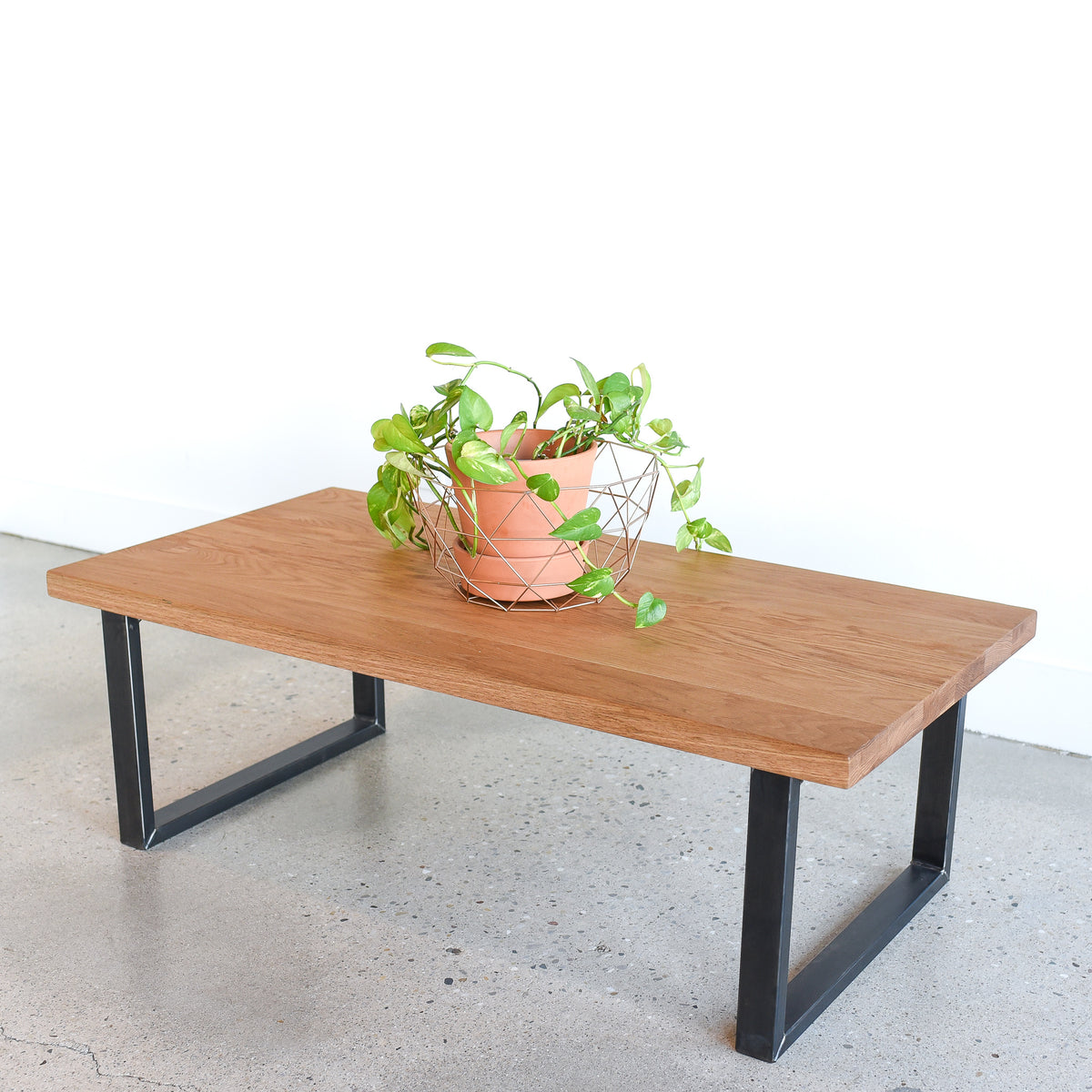 Modern White Oak Coffee Table – What WE Make