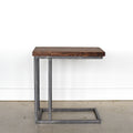 Large Wood + Steel C-Table