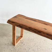 Organic Modern Wood Bench