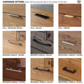 Vanity Hardware Options : Sizes will be proportionate to the design of the item