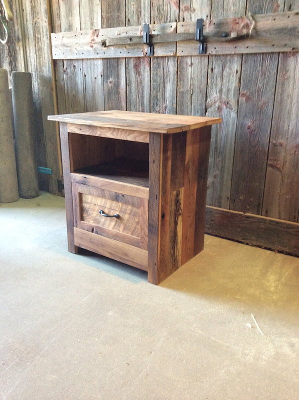 Rustic Nightstands Rustic Wood Nightstand - What WE Make