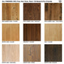 Wood &amp; Finish Options Available