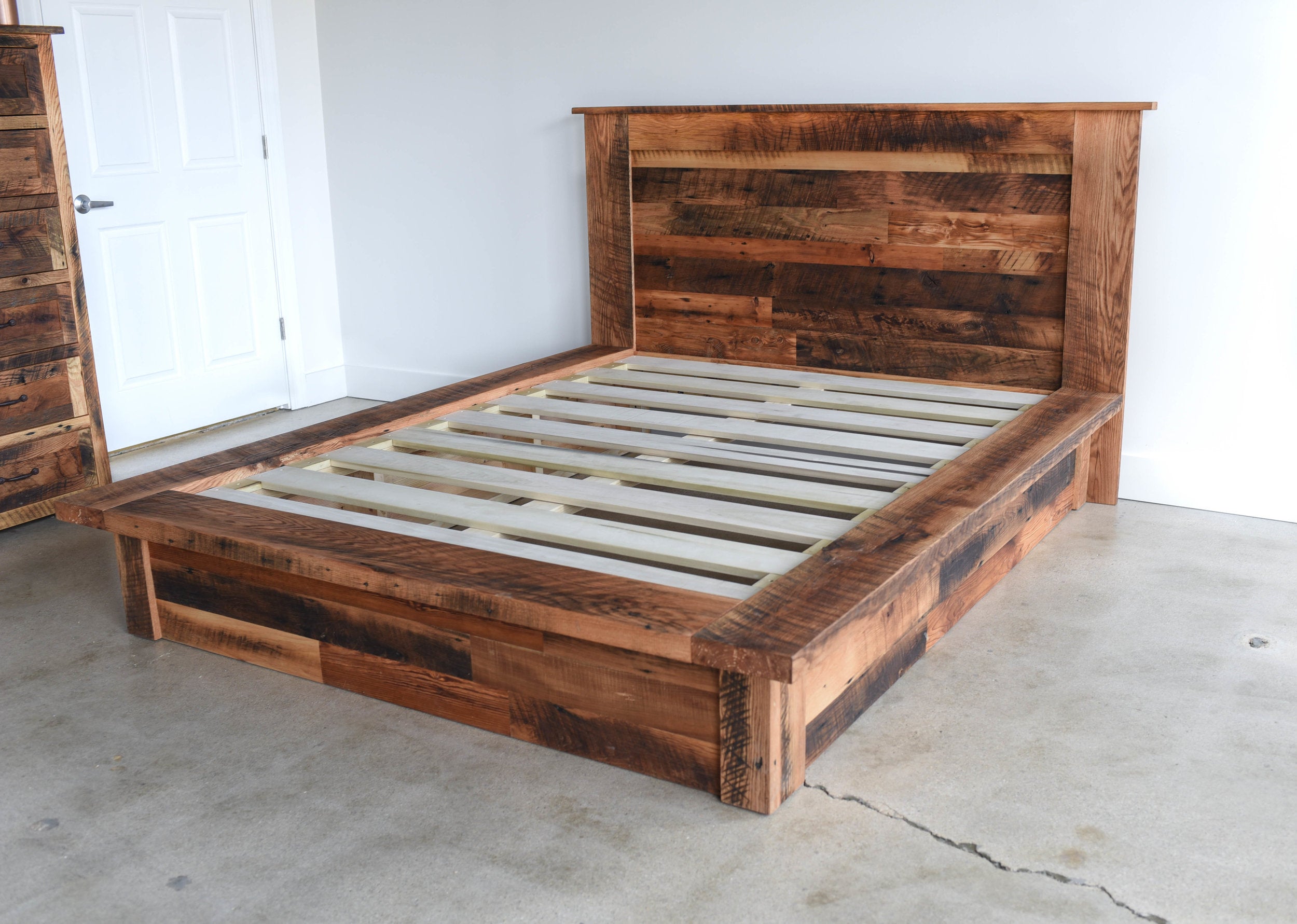 Reclaimed Barn Wood Bed