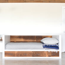 White + Reclaimed Wood Daybed