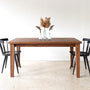 Quick Ship Plank Tapered Leg Dining Table