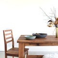  Plank Farmhouse Dining Table Featured with  our &lt;a href=&quot;https://wwmake.com/products/reclaimed-wood-dining-chairs-barnwood-dining-chairs&quot;&gt; Farmhouse Wood Dining Chair &lt;/a&gt; Pictured in Reclaimed Oak / Textured Finish