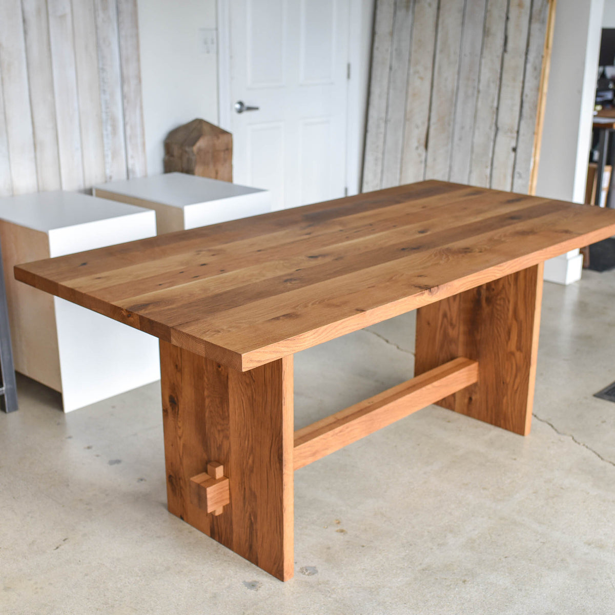 Solid Wood Modern Dining Table | What WE Make