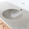 Concrete Vanity Top with Integral Sink