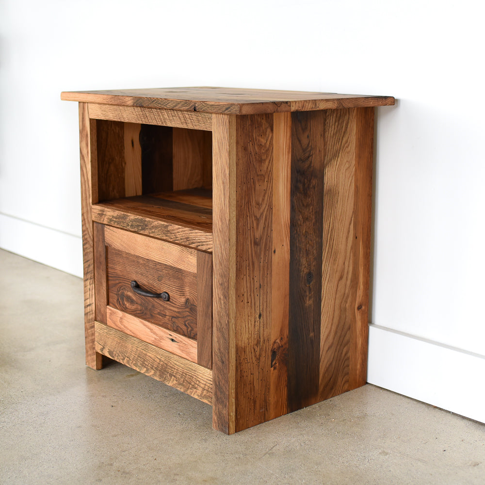 Rustic Nightstands Rustic Wood Nightstand - What WE Make