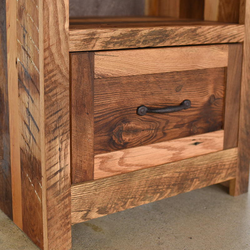 Rustic Nightstands Rustic Wood Nightstand - What WE Make