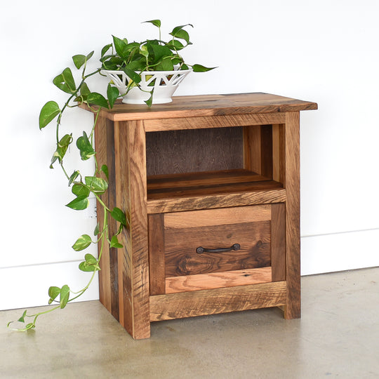 Rustic Nightstands Solid Wood Nightstands | Handmade | What WE Make