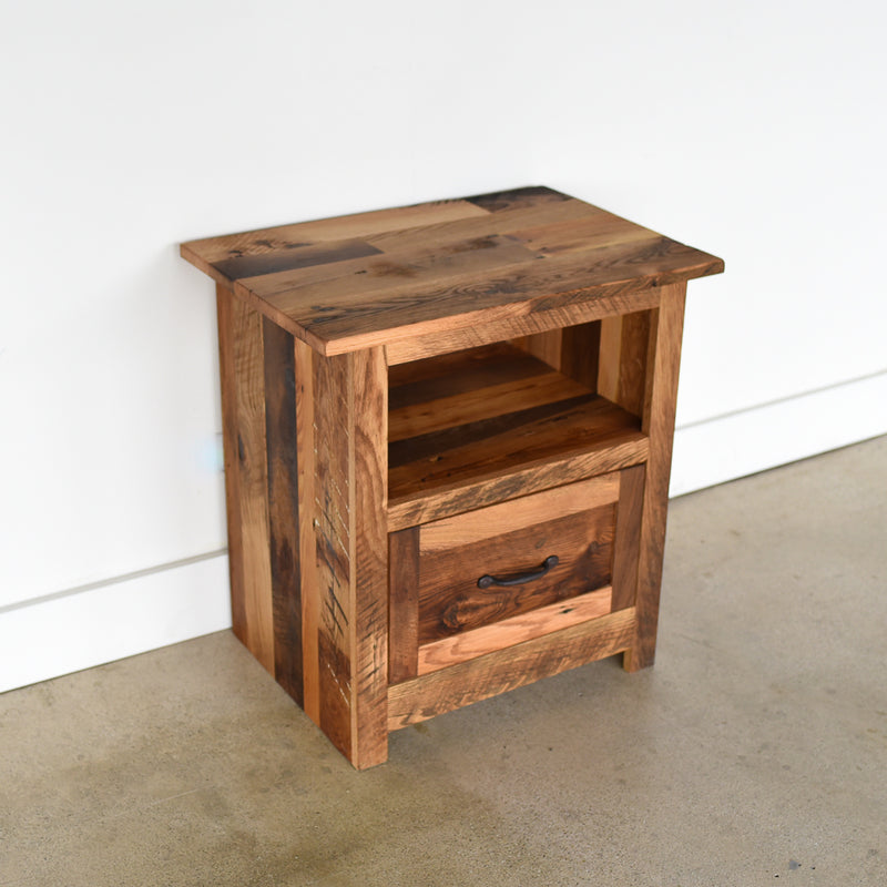 Rustic Nightstands Rustic Wood Nightstand - What WE Make