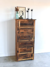 Tall Rustic Wood Dresser